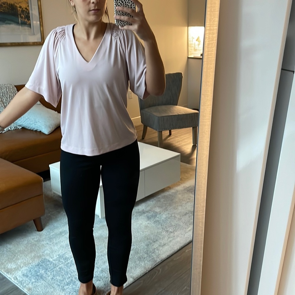 Banana republic pink blouse